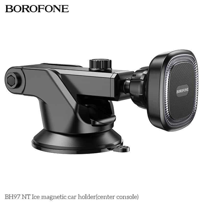Borofone BH97 Strong Magnetic With Suction Windshield /Dashboard Car Mount Mobile Phone Holder For iPhone /Samsung/Oppo/Nokia/Moto/Google Borofone BH97 Strong Magnetic With Suction Windshield /Dashboard Car Mount Mobile Phone Holder For iPhone /Samsung/Oppo/Nokia/Moto/Google
